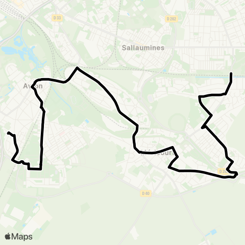 Tadao Scolaires  map