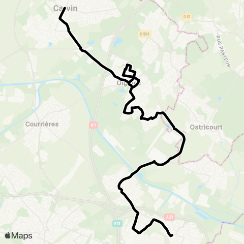 Tadao Scolaires  map