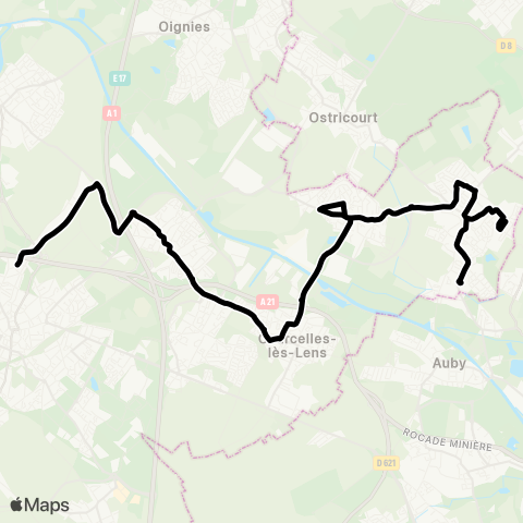 Tadao Scolaires  map