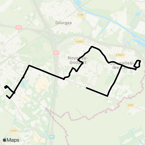 Tadao Scolaires  map