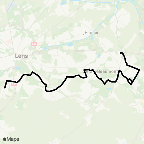 Tadao Scolaires  map