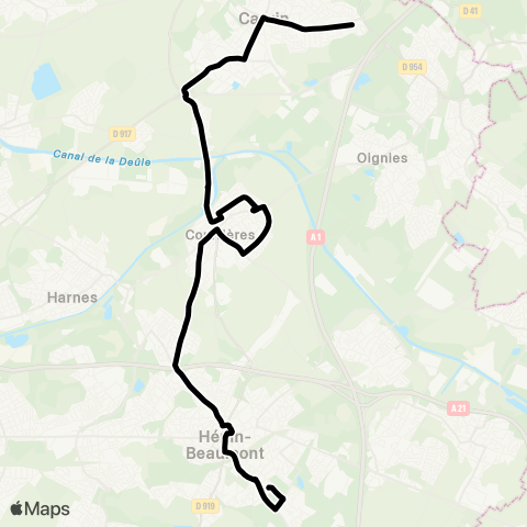 Tadao Scolaires  map