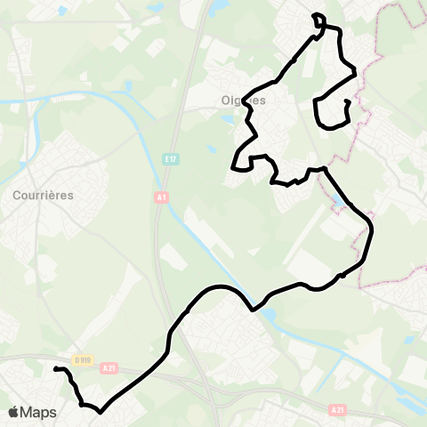 Tadao Scolaires  map