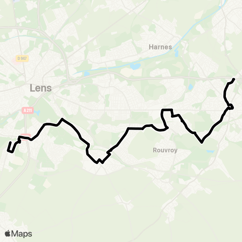 Tadao Scolaires  map