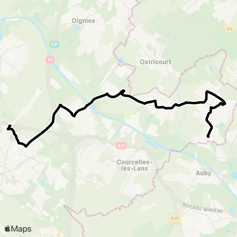 Tadao Scolaires  map