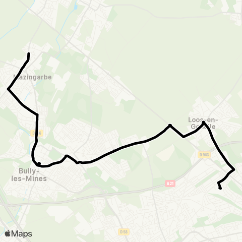 Tadao Scolaires  map