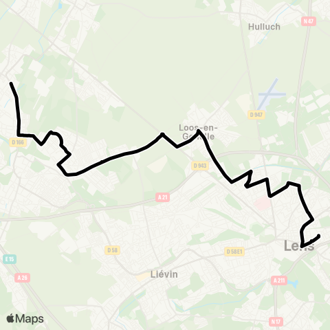 Tadao Scolaires  map