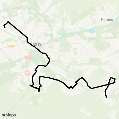 Tadao Scolaires  map