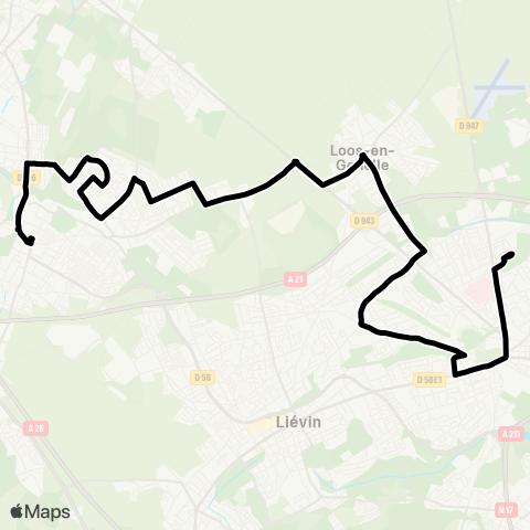 Tadao Scolaires  map