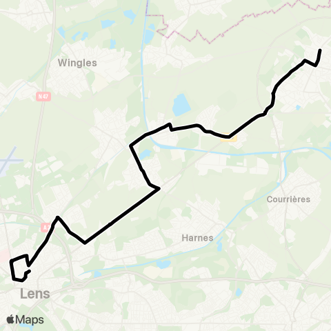 Tadao Scolaires  map