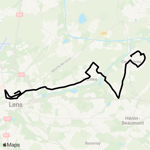 Tadao Scolaires  map