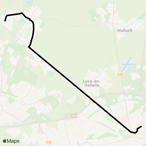 Tadao Scolaires  map