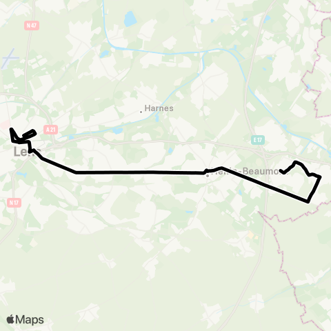 Tadao Scolaires  map