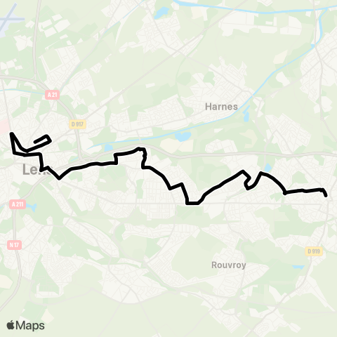 Tadao Scolaires  map