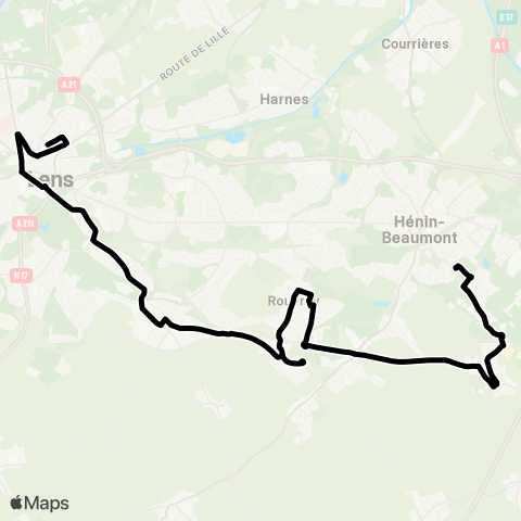 Tadao Scolaires  map