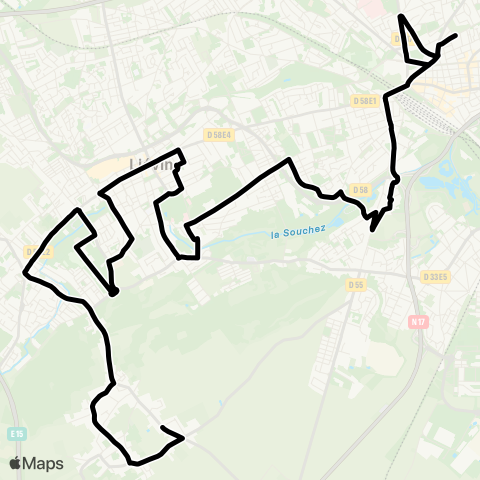 Tadao Scolaires  map