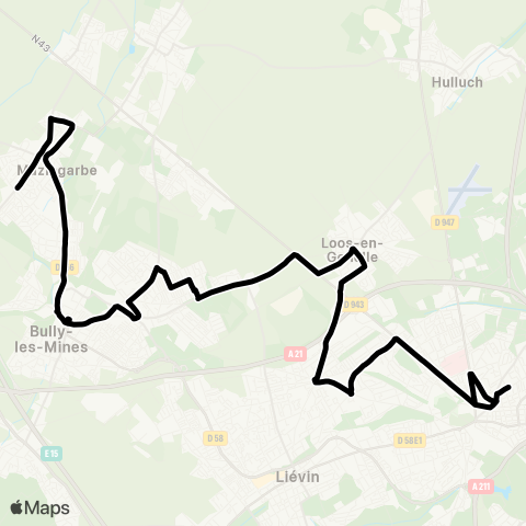 Tadao Scolaires  map