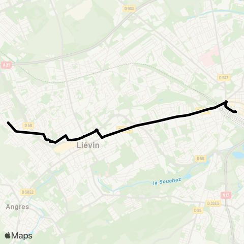 Tadao Scolaires  map