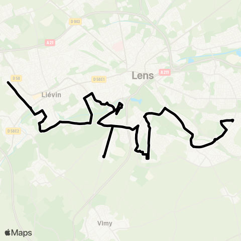 Tadao Scolaires  map