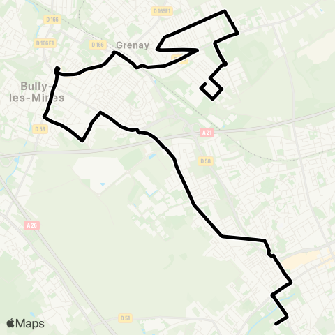 Tadao Scolaires  map