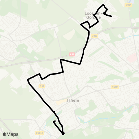 Tadao Scolaires  map