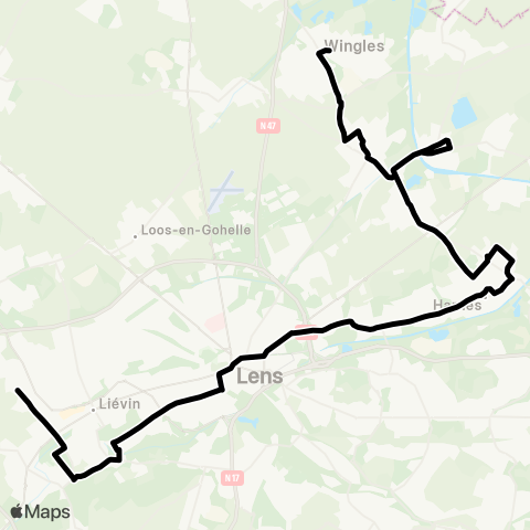 Tadao Scolaires  map