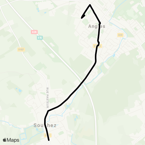 Tadao Scolaires  map