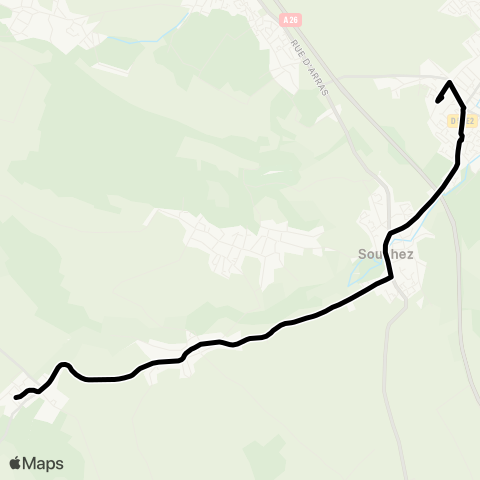 Tadao Scolaires  map