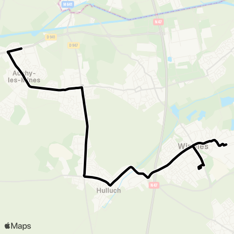 Tadao Scolaires  map