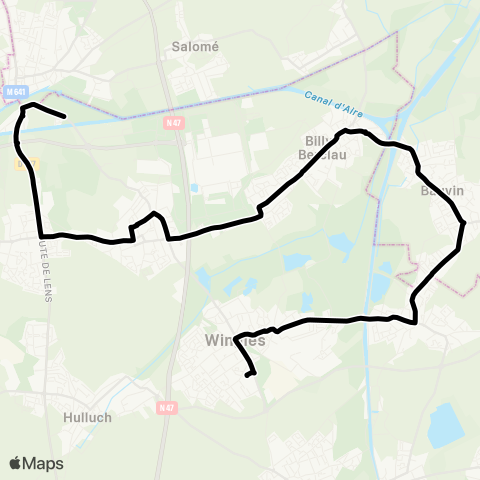 Tadao Scolaires  map