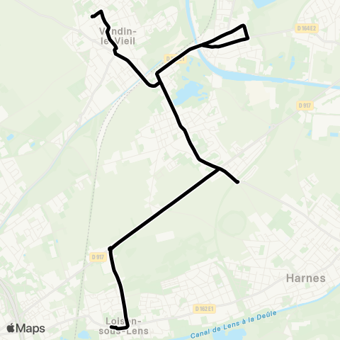 Tadao Scolaires  map