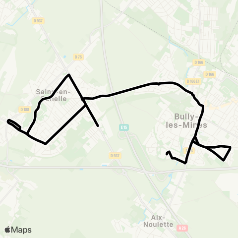 Tadao Scolaires  map