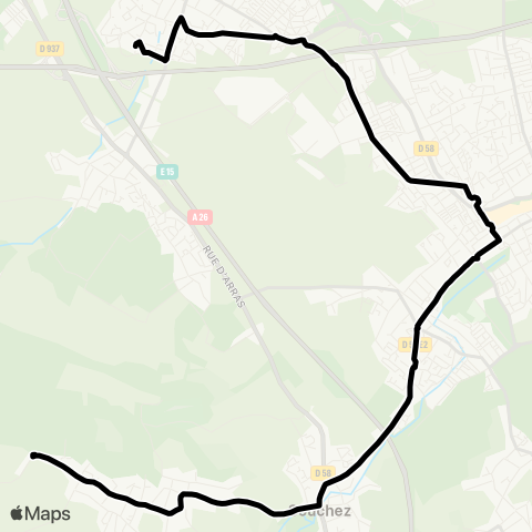 Tadao Scolaires  map