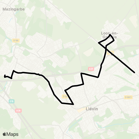 Tadao Scolaires  map