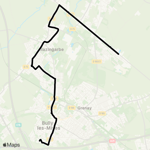 Tadao Scolaires  map