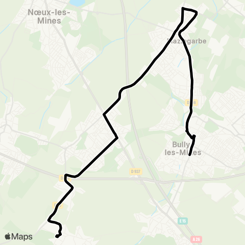 Tadao Scolaires  map