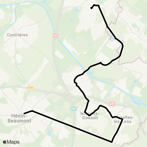 Tadao Scolaires  map