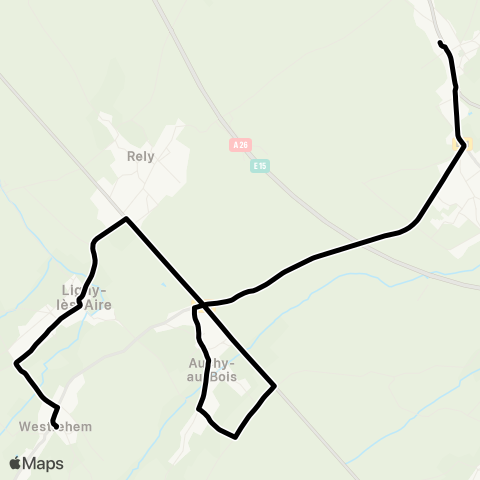 Tadao Scolaires  map