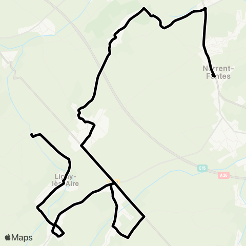 Tadao Scolaires  map