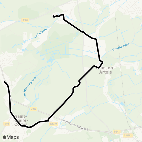 Tadao Scolaires  map