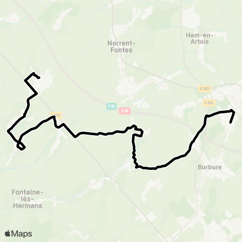 Tadao Scolaires  map