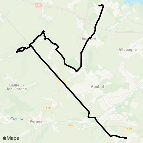 Tadao Scolaires  map