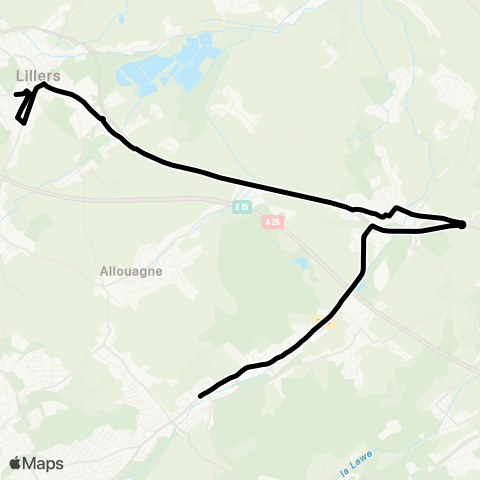 Tadao Scolaires  map