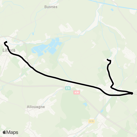 Tadao Scolaires  map