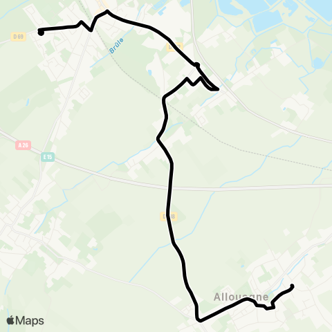 Tadao Scolaires  map