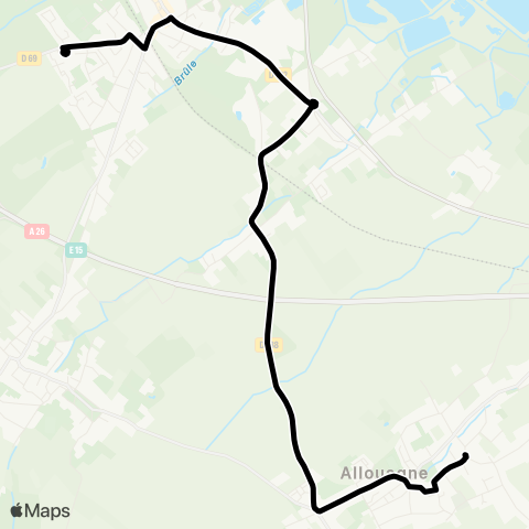 Tadao Scolaires  map