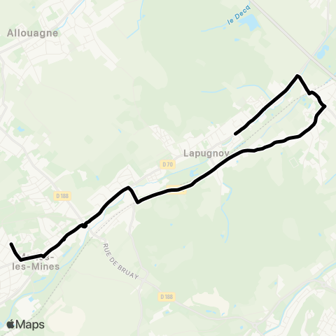 Tadao Scolaires  map