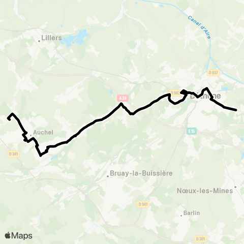 Tadao Scolaires  map