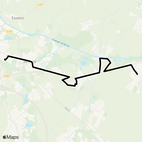 Tadao Scolaires  map