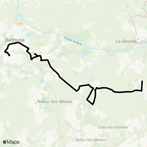 Tadao Scolaires  map